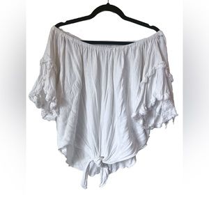 Woman's Off the Shoulder Boho Top